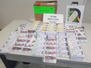 Intervienen en Chiclana 20.400 boletos ilegales de lotería