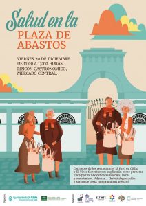 Un showcooking conciencia en Cádiz sobre hábitos saludables en Navidad