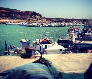 La obra en el puerto de Conil mejorará la instalación portuaria.