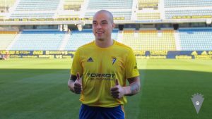 Jorge Pombo, nuevo delantero del Cádiz CF