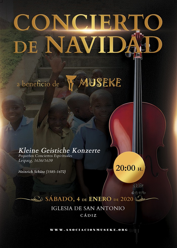 Concierto de Navidad a beneficio de Museke en Cádiz