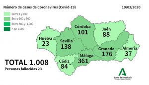 Cádiz registra una decena más de casos por coronavirus en 24 horas