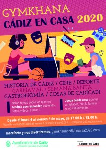 Cádiz organiza una gymkhana virtual para amenizar el confinamiento