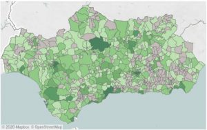 Consulta en esta web los casos de covid-19 por municipios en Andalucía