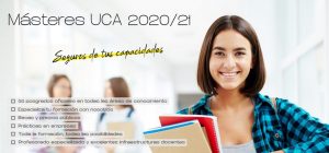 La UCA oferta 56 másteres oficiales para el curso 2020/21