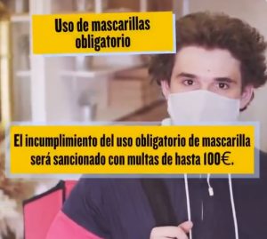 Las mascarillas serán obligatorias en la nueva normalidad