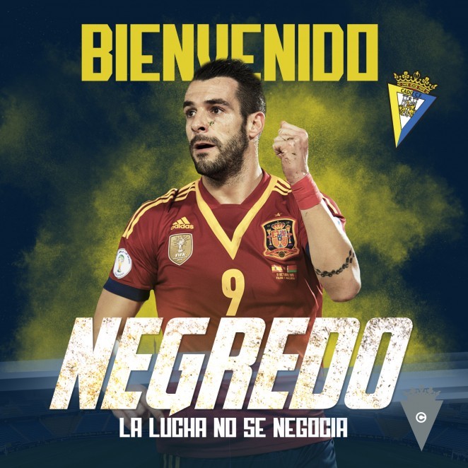 Bienvenido, Negredo.