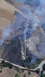 Contralado un incendio forestal en Zahara de la Sierra