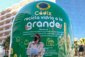 Presentación campaña ecovidrio en Cádiz.