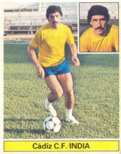 India, jugador zaragozano de los 80