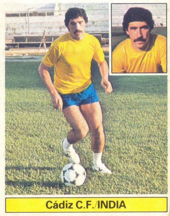 India, jugador zaragozano de los 80