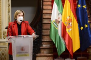 La delegada del Gobierno en Andalucía, Sandra García, en imagen de archivo.