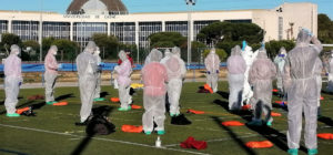 Más de 90 estudiantes de Fisioterapia participan en un simulacro de atención sanitaria en el Campus de Puerto Real