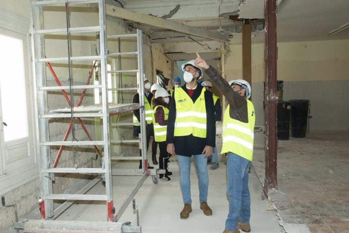 Avanzan las obras que convertirán el antiguo Instituto Rosario en un centro de arte contemporáneo