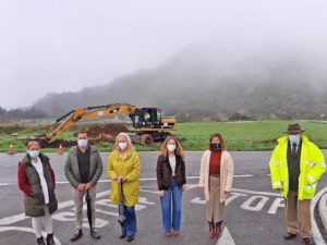 Inician obras en la A-2302 en la Sierra de Cádiz para mejorar la seguridad vial