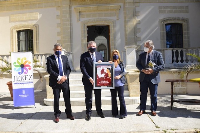 El Cádiz CF entrega los carteles dedicados a Jerez