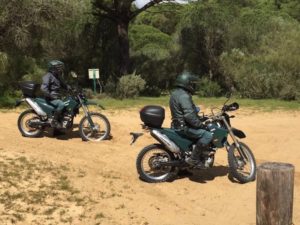 Nueve denuncias en una mañana por saltarse prohibición de circulación en el Parque Natural de la Breña