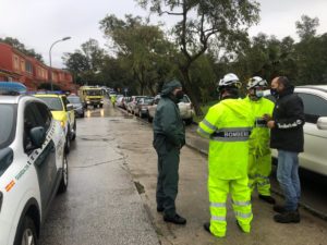 Evacuadas unas 30 personas atrapadas tras las lluvias en Los Barrios