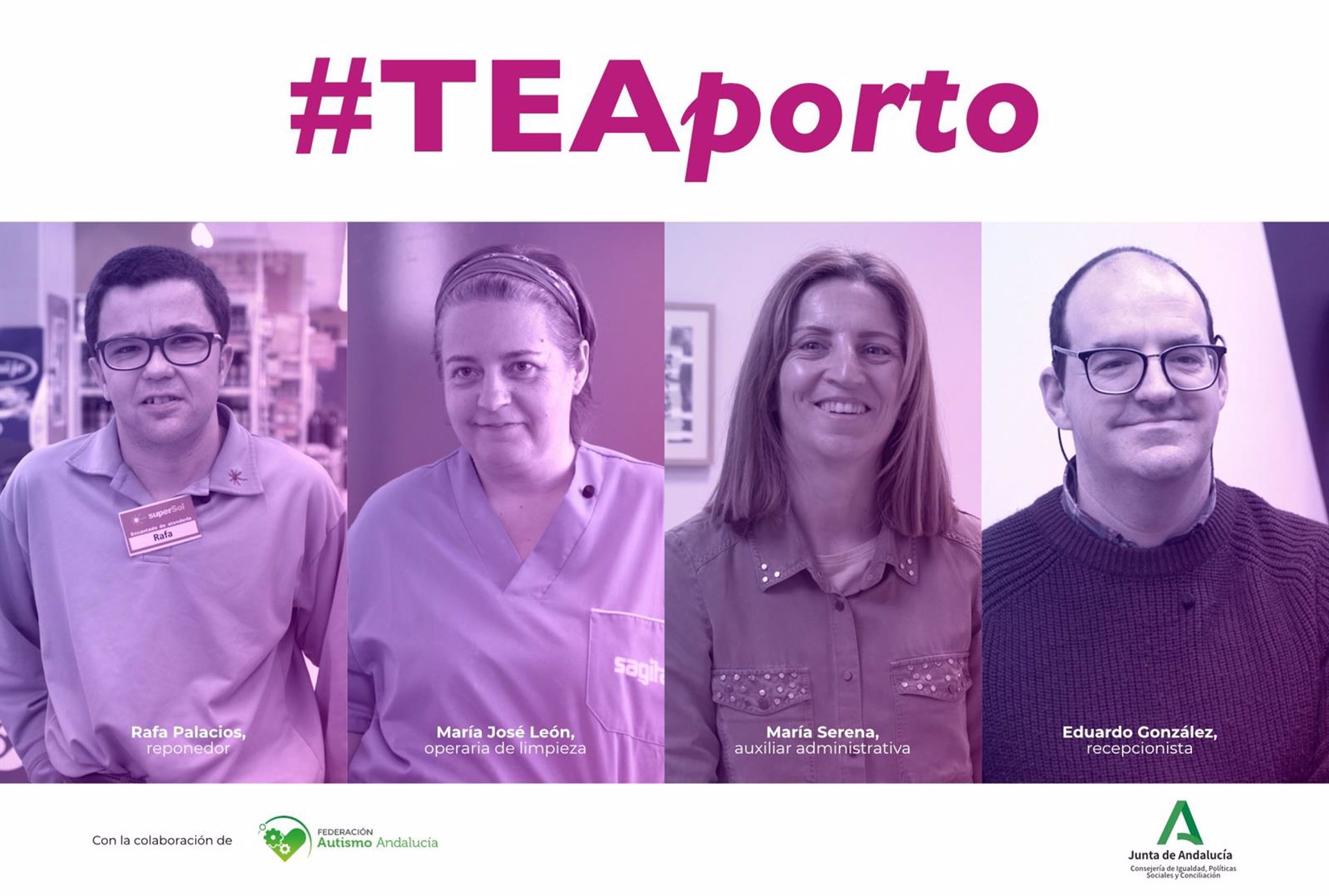 Igualdad presenta la campaña #TEAporto para la inclusión laboral de personas con autismo