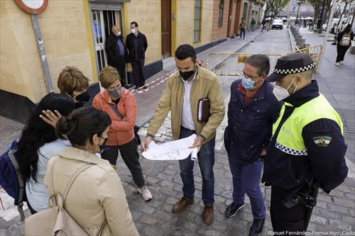 Mejorarán los accesos e itinerarios escolares de los colegios Carlos III y Celestino Mutis de Cádiz