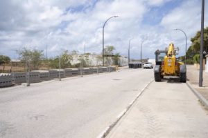 San Fernando comienza la obra de la carretera de la Batería de La Ardila