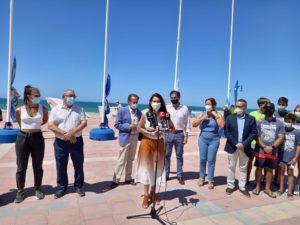 En Cádiz, han sido 35 las Banderas Azules obtenidas esta temporada, 30 para playas y cinco para puertos deportivos