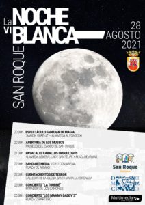 Siete actividades en la programación de la VI Noche Blanca de San Roque