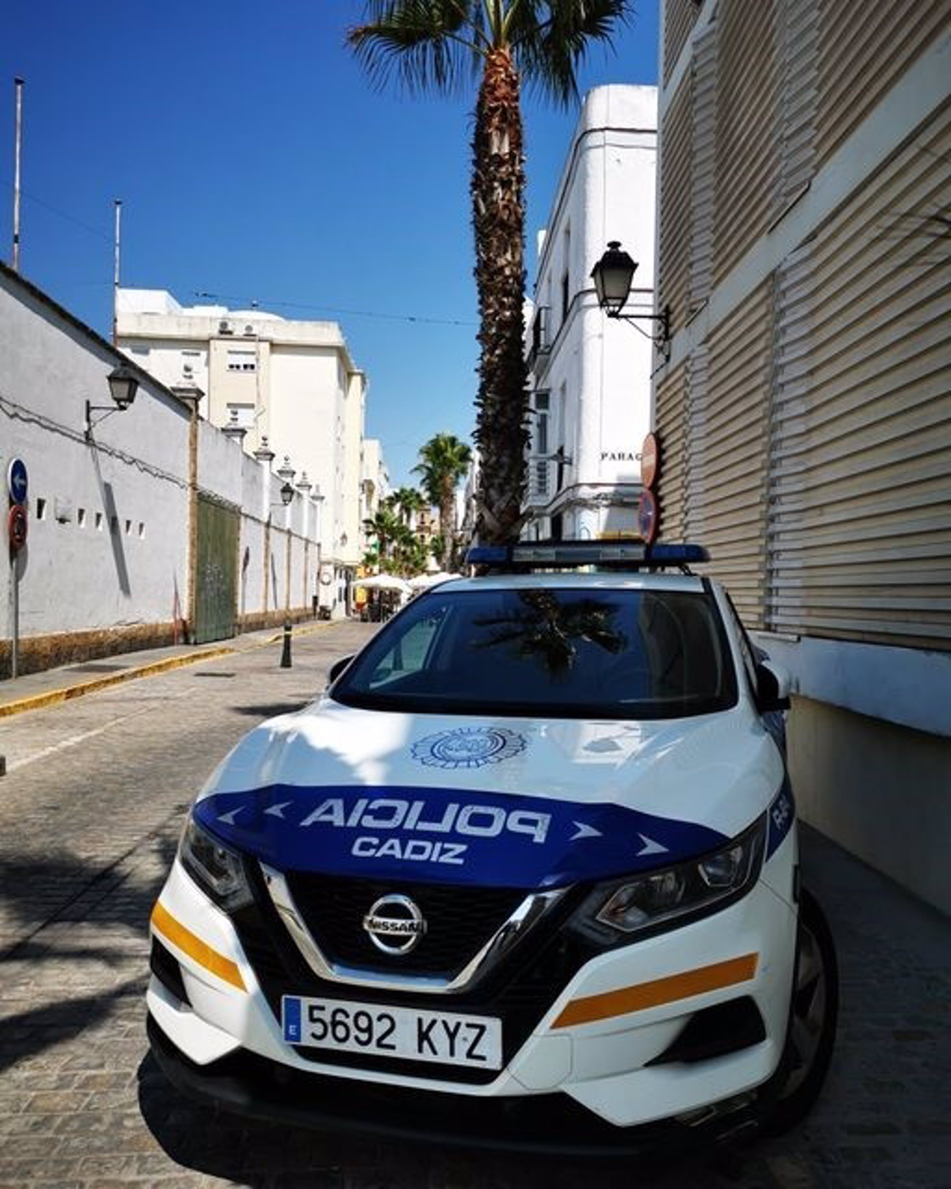 Detenido en Cádiz un varón acusado de quebranto de condena y agresión a su expareja