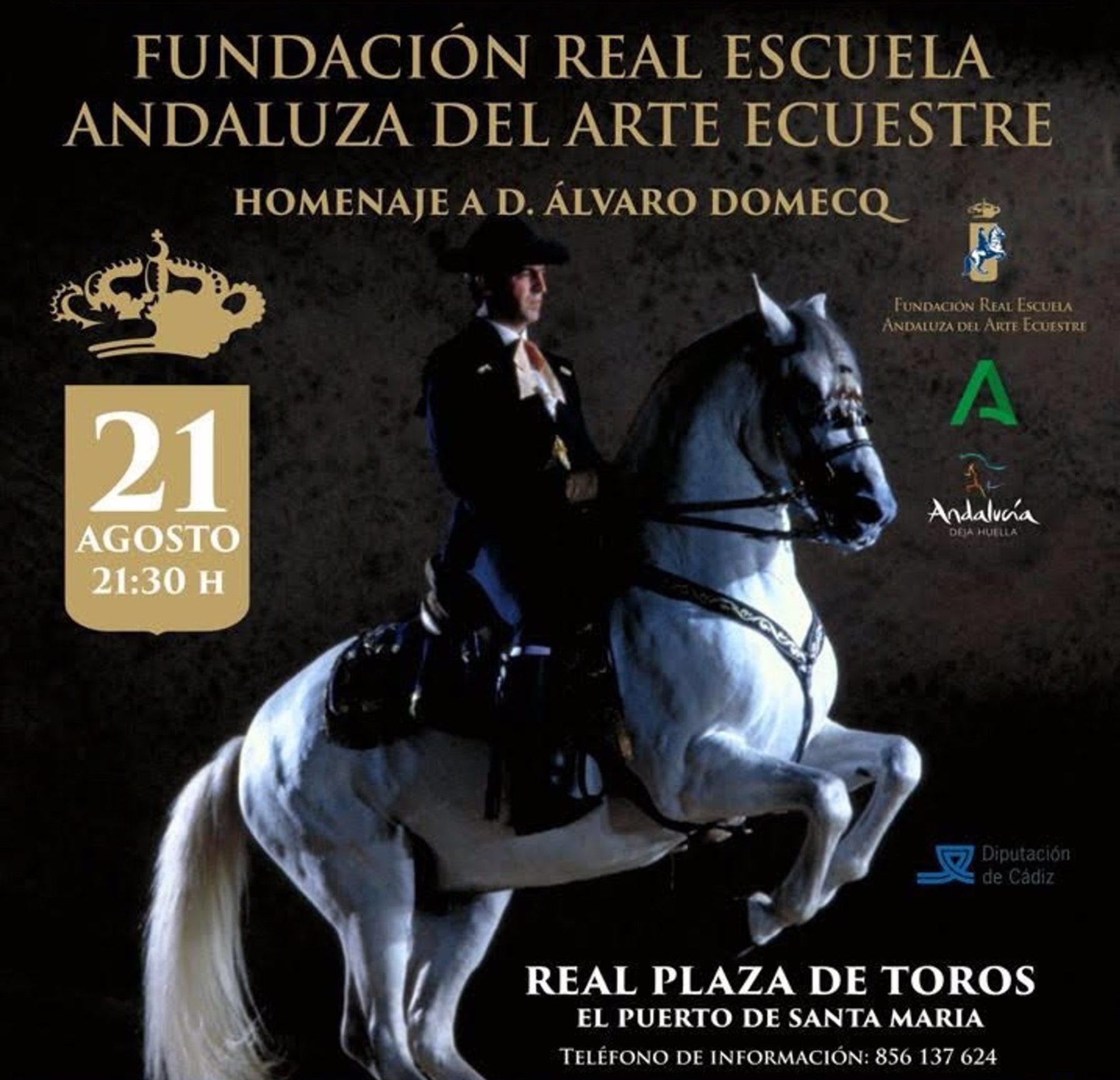 La plaza de toros de El Puerto acoge la gala de verano de la Fundación Real Escuela Andaluza del Arte Ecuestre