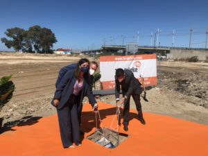 Primera piedra puesta para las obras de urbanización en Janer en San Fernando