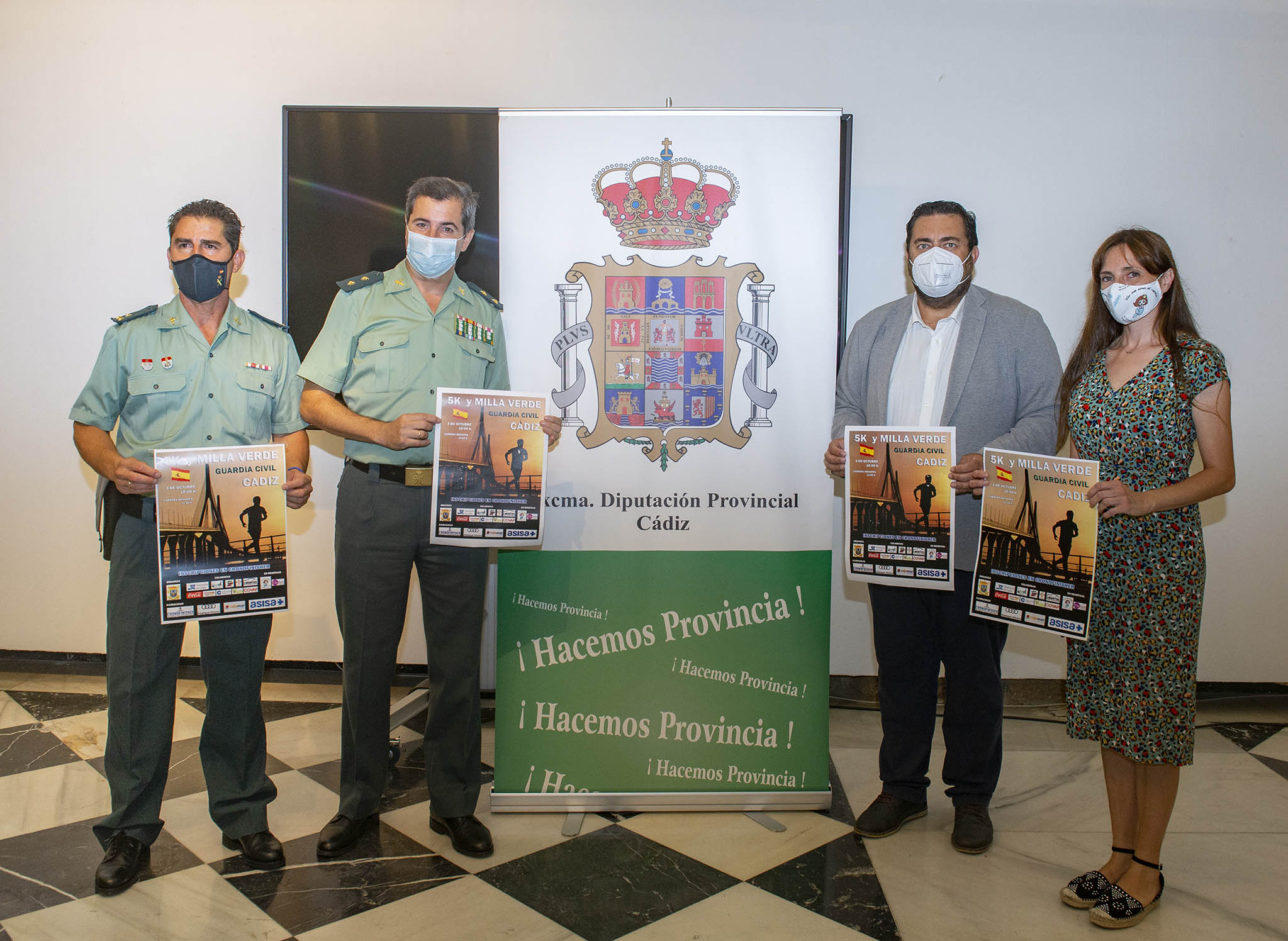 La Milla Verde de la Guardia Civil vuelve con novedades y fines solidarios a Cádiz