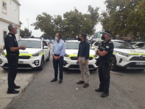 La Policía Local de Chiclana estrena nuevos vehículos híbridos