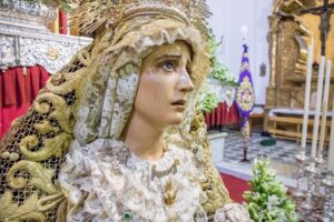 La Cofradía del Nazareno de Santa María celebra el Triduo en honor a María Santísima de los Dolores