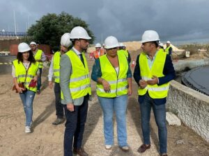 Avanzan en las obras de la EDAR de Puerto Real