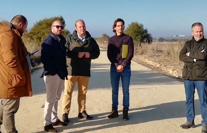 Trabajos de mejora en la cañada de las Huertas de El Puerto de Santa María