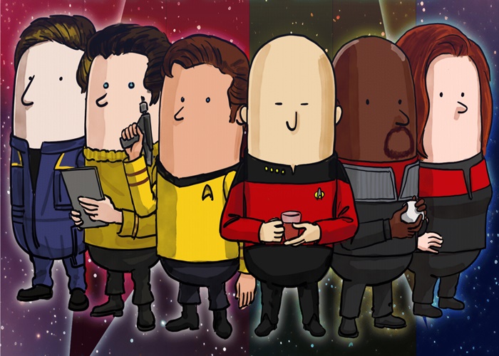 Los Capitanes de Star Trek